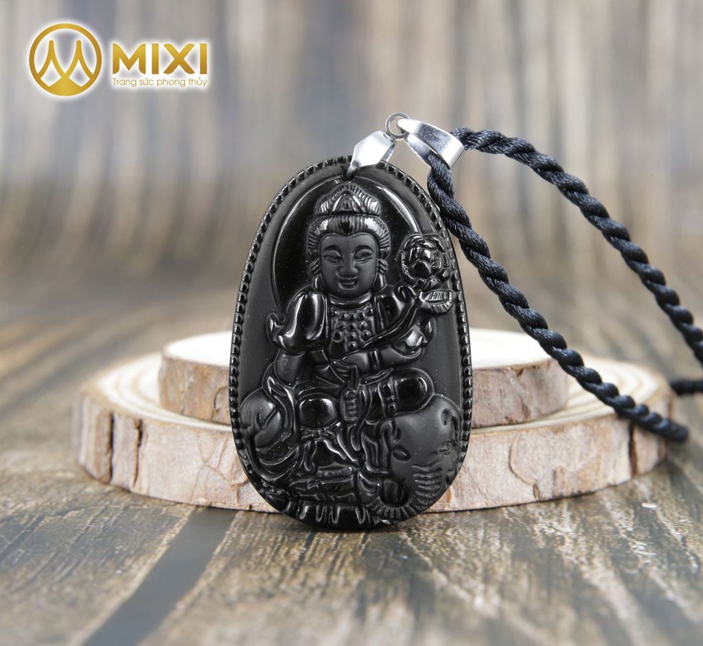 PBM Phổ Hiền Bồ Tát Núi Lửa Obsidian