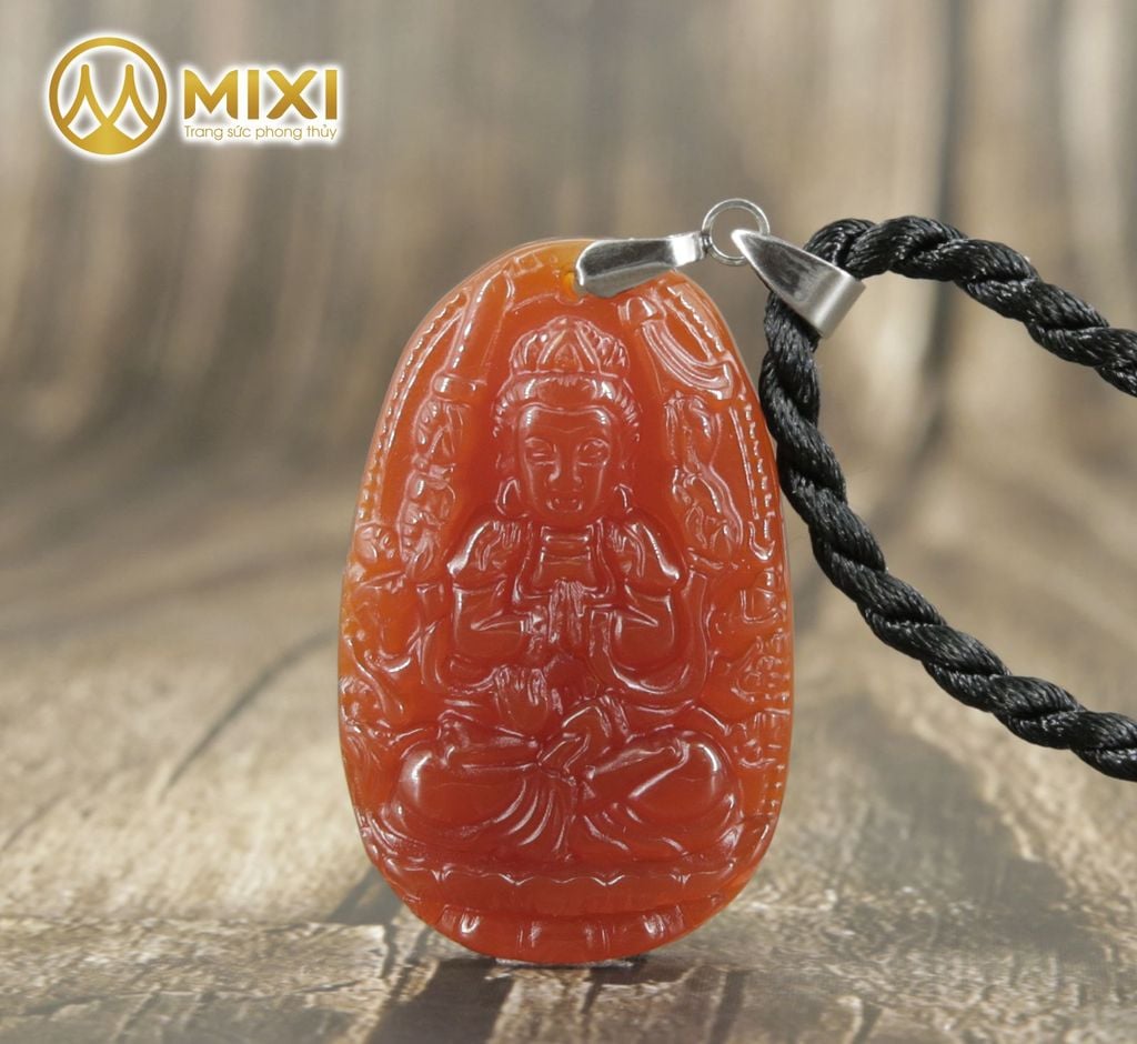 PBM Thiên Thủ Thiên Nhãn Mã Não Đỏ