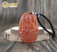 PBM Văn Thù Bồ Tát Mã Não Đỏ