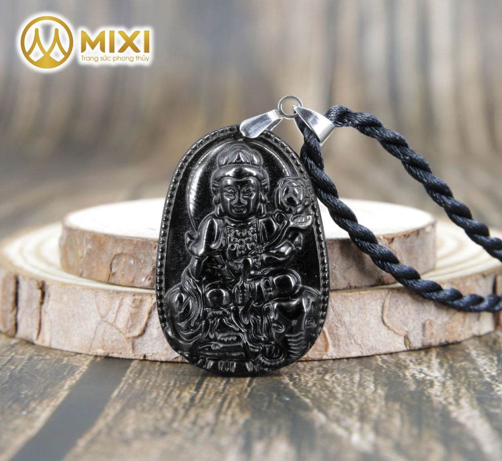 PBM Phổ Hiền Bồ Tát Núi Lửa Obsidian