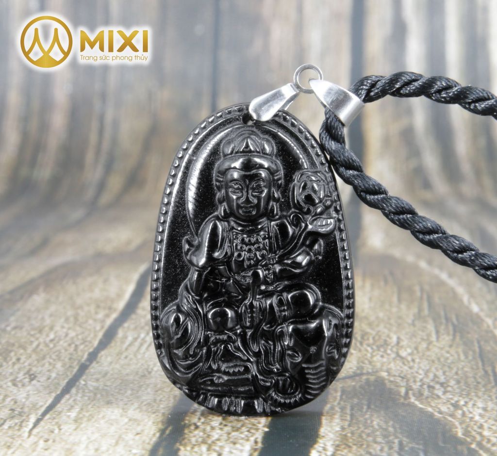 PBM Phổ Hiền Bồ Tát Núi Lửa Obsidian
