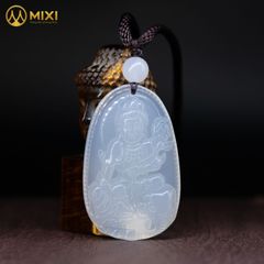 PBM Phổ Hiền Bồ Tát Mã Não Trắng