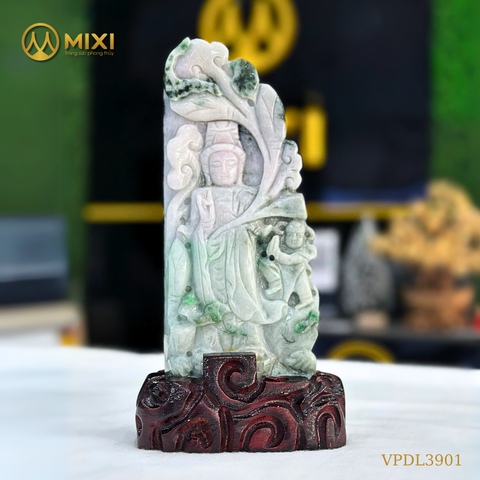 Phật Bà Quan Âm Ngọc Cẩm Thạch