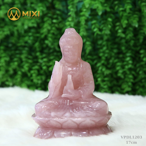Phật Bà Quan Âm Thạch Anh Hồng