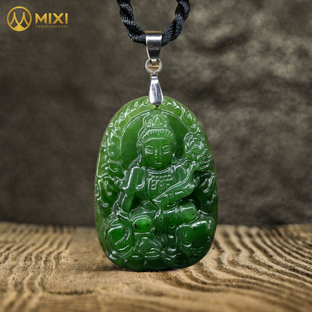 PBM Phổ Hiền Bồ Tát Ngọc Bích Nephrite 2A