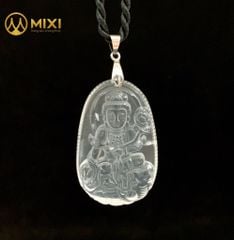 PBM Phổ Hiền Bồ Tát Thạch Anh Trắng