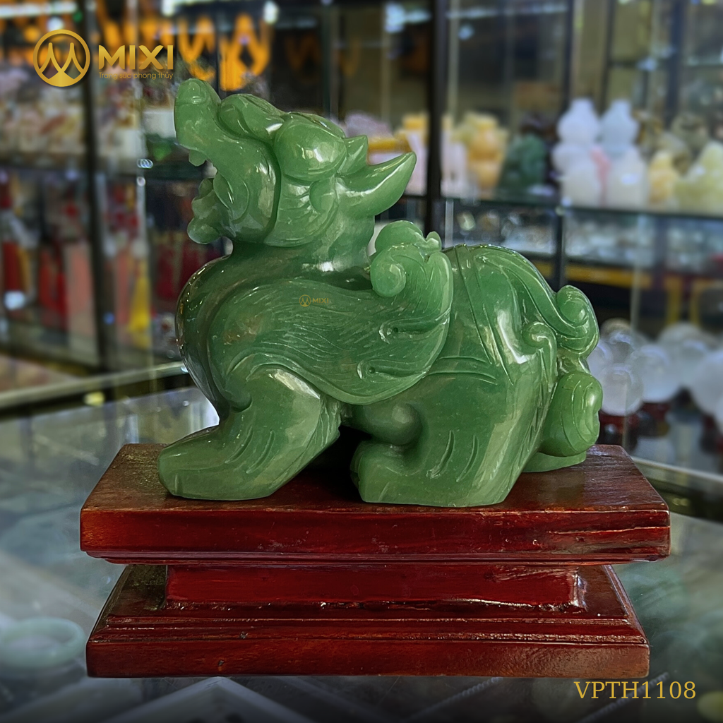 Tỳ Hưu Thạch Anh Xanh