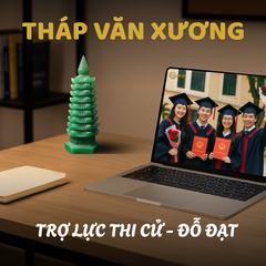 Tháp Văn Xương Thạch Anh Xanh