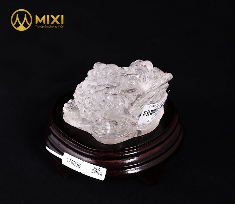 Thiềm Thừ Thạch Anh Trắng