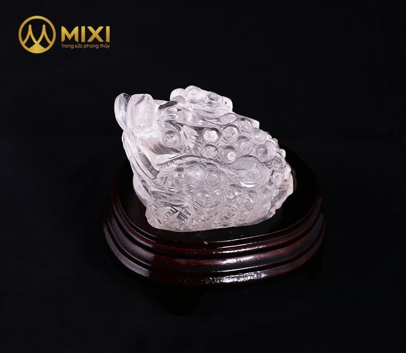 Thiềm Thừ Thạch Anh Trắng