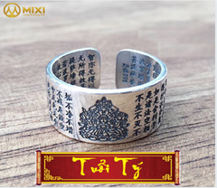 Nhẫn Bát Nhã Tâm Kinh PBM Thiên Thủ Bồ Tát_Bạc 999