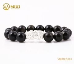 VT Obsidian Rainbow_12 mix Charm Tỳ Hưu Bạc 999_22_BTH03