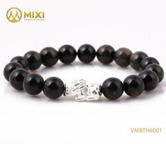 VT Obsidian Rainbow_10 mix Charm Tỳ Hưu Bạc 999_18_BTH04