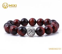 VT Mắt Hổ Đỏ_12 mix Charm Omshanti Bạc 925_12_BOST02