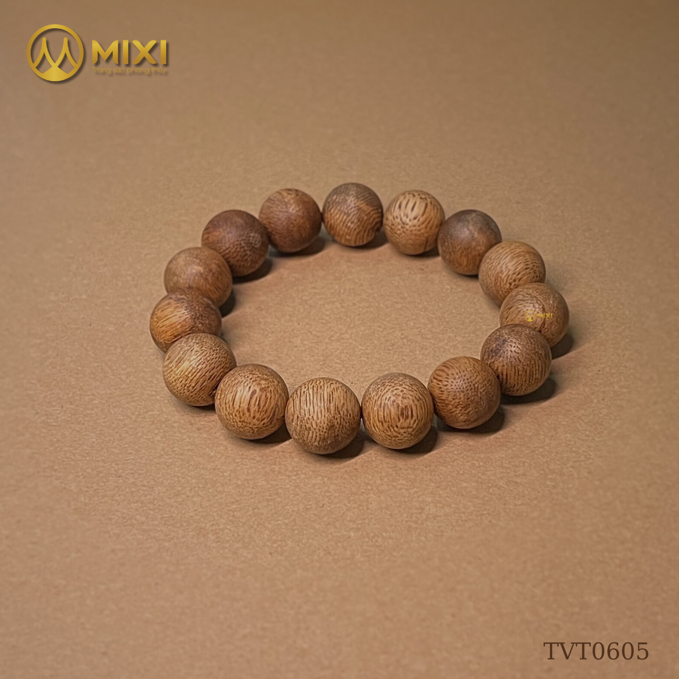 Vòng Tay Gỗ Trầm Hương Tốc Vườn