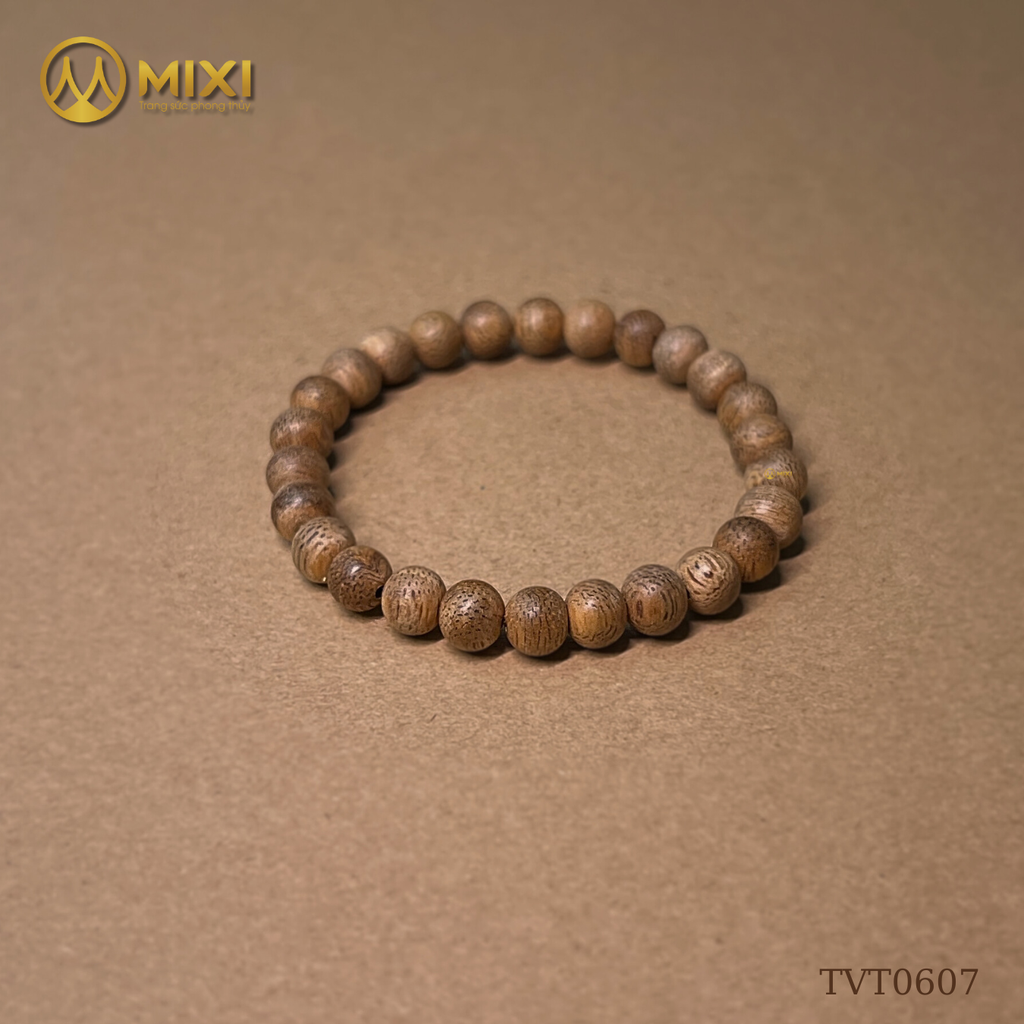 Vòng Tay Gỗ Trầm Hương Tốc Vườn