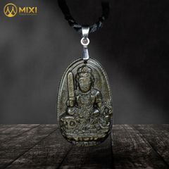 PBM Văn Thù Bồ Tát Obsidian Rainbow