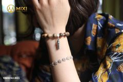 VT Trầm Hương Tốc Vườn 10 Mix Charm Chuông Gió Bạc 925_TCGB01