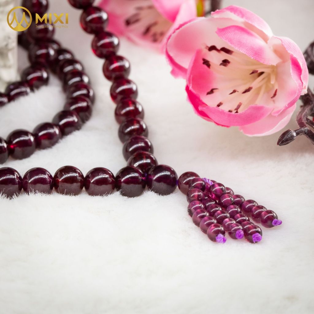 Vòng Cổ Ngọc Hồng Lựu Granat 2A