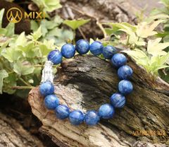 VT Kyanite 1A_12 mix Charm Đầu Rồng Bạc 999_BDR03
