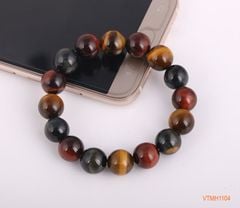 Vòng Tay Mắt Hổ Ba Màu 1A