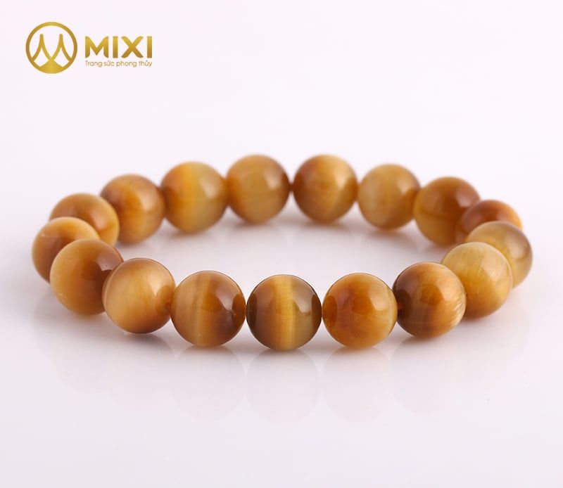 Vòng Tay Mắt Hổ Vàng Tươi 2A