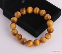 Vòng Tay Mắt Hổ Vàng Tươi 3A