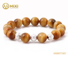 VT Mắt Hổ Vàng Tươi 2A_12 mix Charm Bi Kim Tiền Bạc 925_8_BBKT01