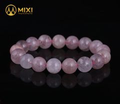 Vòng Tay Thạch Anh Dâu Tây Hồng 2A
