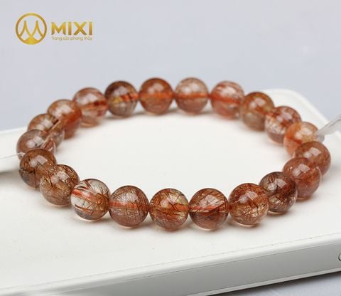 Vòng Tay Thạch Anh Tóc Đỏ 3A