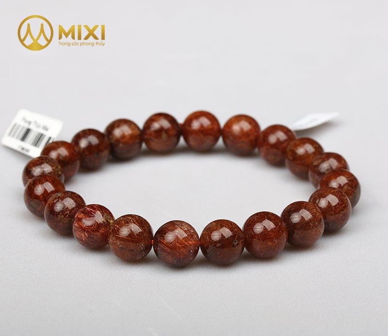 Vòng Tay Thạch Anh Tóc Đỏ 2A