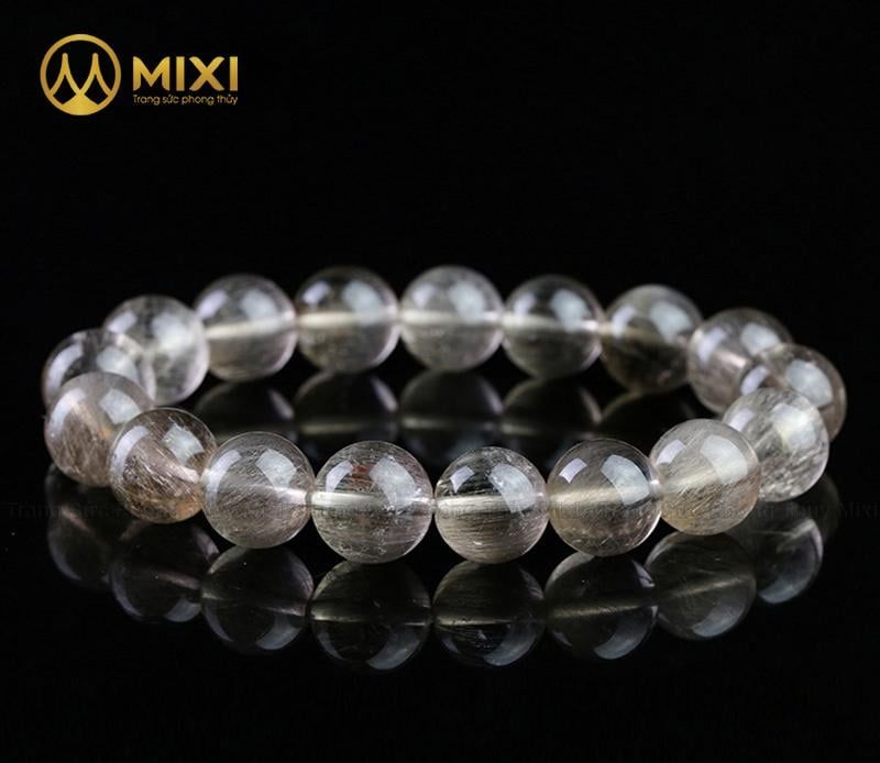 Vòng Tay Thạch Anh Tóc Trắng 1A