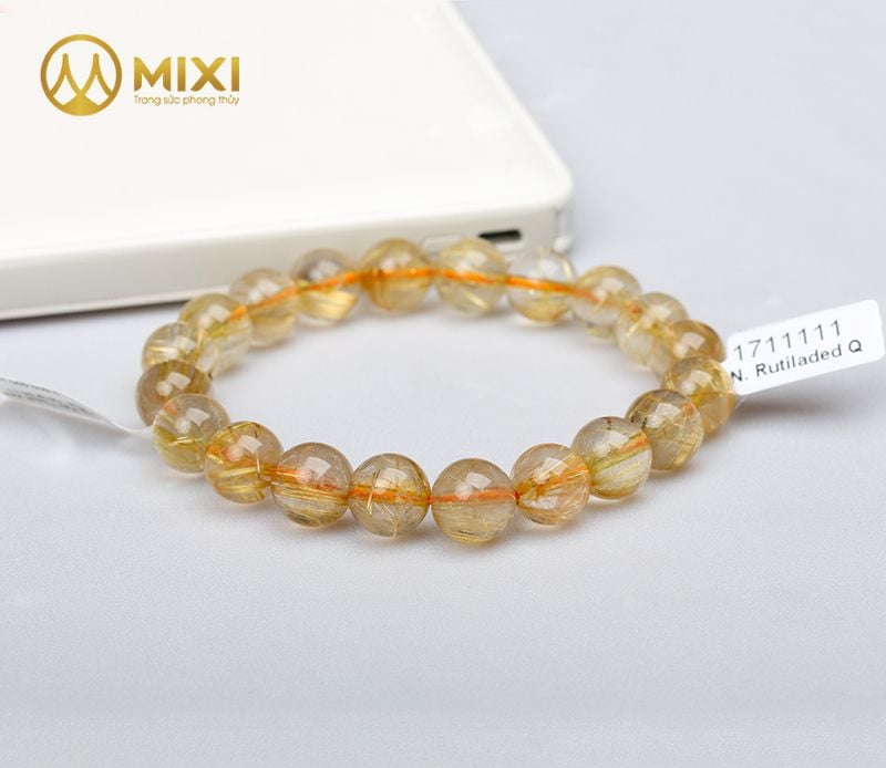 Vòng Tay Thạch Anh Tóc Vàng 2A