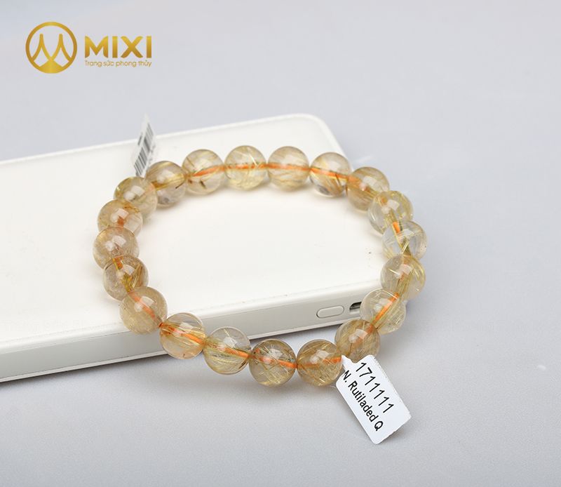 Vòng Tay Thạch Anh Tóc Vàng 2A