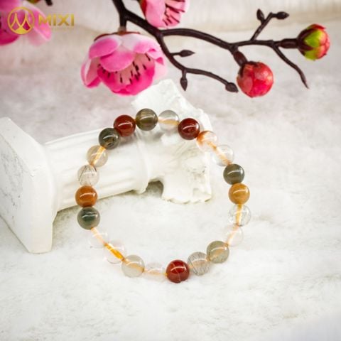 Vòng Tay Thạch Anh Đa Sắc