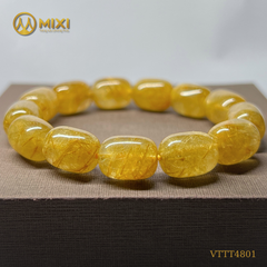 Vòng Tay Đốt Trúc Thạch Anh Tóc Vàng 2A