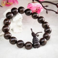 Vòng Tay Gỗ Tử Đàn Hồ Lô Tết Cát Tường