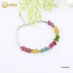 Vòng Tay Tourmaline Bạc Dẹt