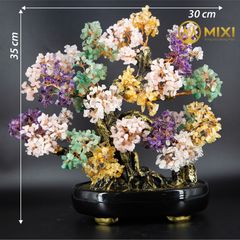 Cây Tài Lộc Thạch Anh Đa Sắc