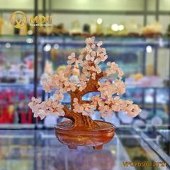 Cây Tài Lộc Thạch Anh Hồng