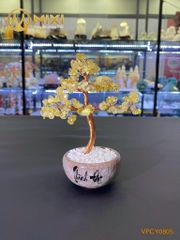 Cây Tài Lộc Thạch Anh Vàng Mini