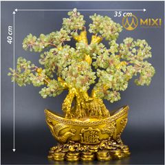 Cây Tài Lộc Peridot Thỏi Vàng