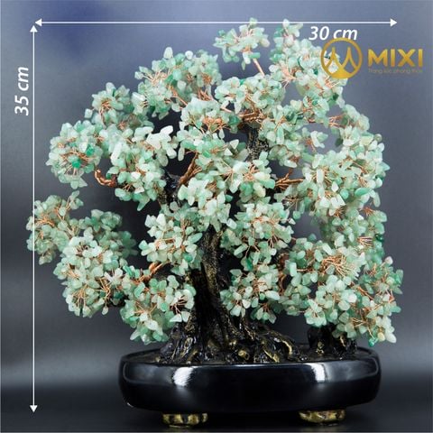 Cây Tài Lộc Thạch Anh Xanh