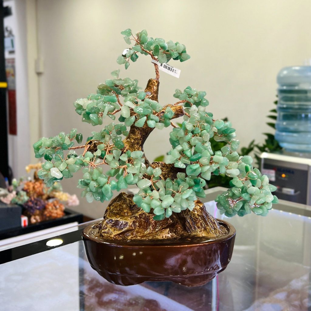Cây Tài Lộc Thạch Anh Xanh