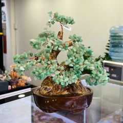 Cây Tài Lộc Thạch Anh Xanh