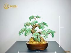 Cây Tài Lộc Thạch Anh Xanh