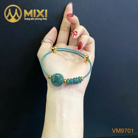 VT Dây Cáp Đồng Xu Lam Ngọc 2A Mix Ngũ Điếu