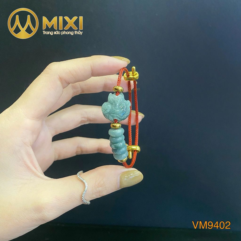 VT Dây Cáp Hồ Ly Lam Ngọc 2A Ôm Hoa Mix Ngũ Điếu
