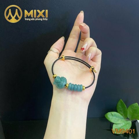 VT Dây Cáp Hồ Ly Lam Ngọc 2A Ôm Hoa Mix Ngũ Điếu