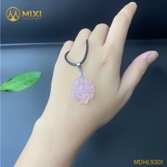 Mặt Dây Hồ Ly Thạch Anh Hồng 2A Chúa